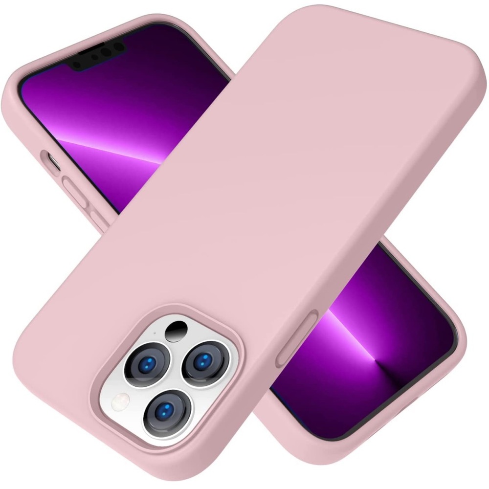 iPhone 12 Pro Max Pink Silicon Cover